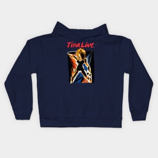 tina turner queen of music Kids Hoodie